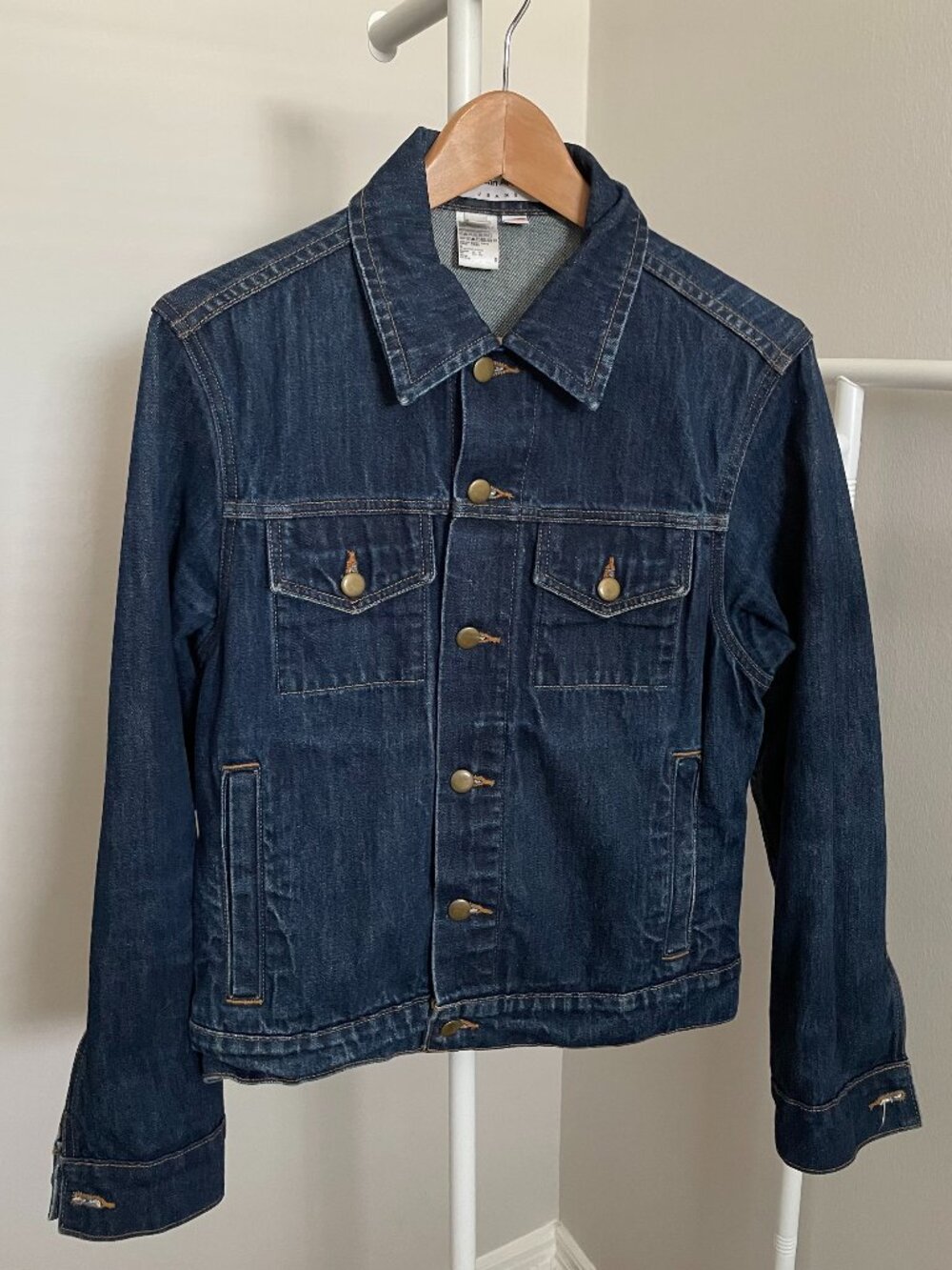 American Apparel Dark Wash Denim Jacket - Size XS